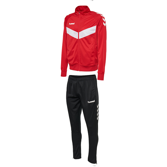 CHÁNDAL HUMMEL - CHAQUETA EN ROJO, PANTALÓN EN NEGRO - POLIÉSTER - UNISEX image 0