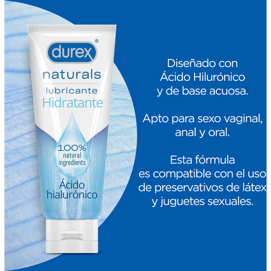 DUREX LUBRICANTE NATURALS HIDRATANTE 100ML image 1