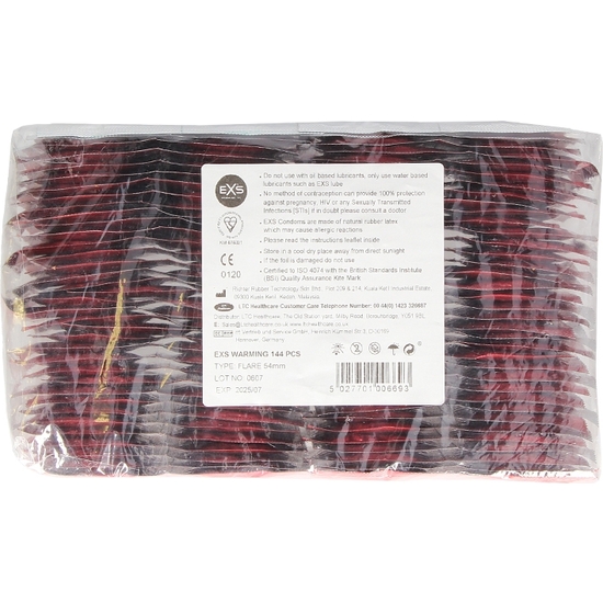 EXS WARMING CONDOMS - 144 PACK image 2