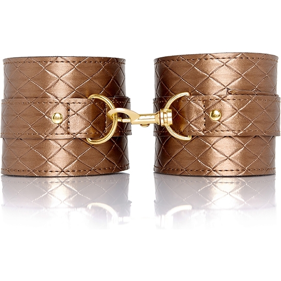 THE INFATUATION ANKLE CUFFS - BRONZE image 1
