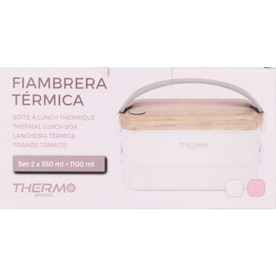 SET2 FIAMBRERA TERM RECTANGULAR SS 1100ML  image 1