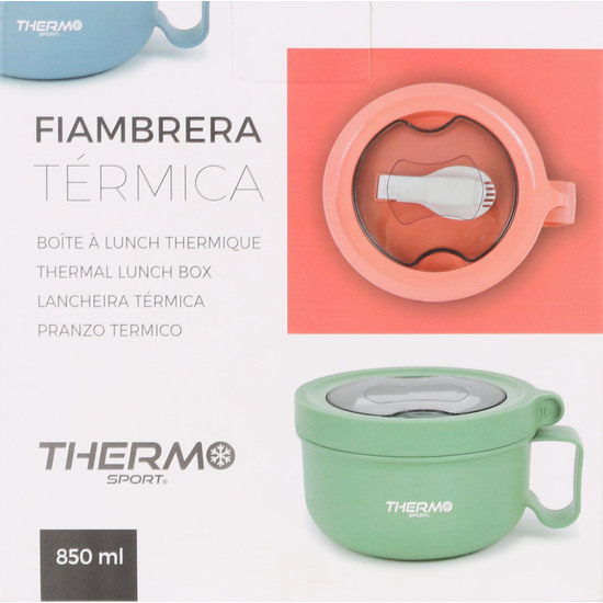 FIAMBRERA TERMICA SS 850ML THERMOSPORT image 1