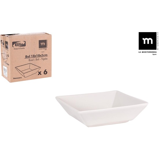 GLOBESAHARA PLATO POSTRE BLANCO 22CM image 2