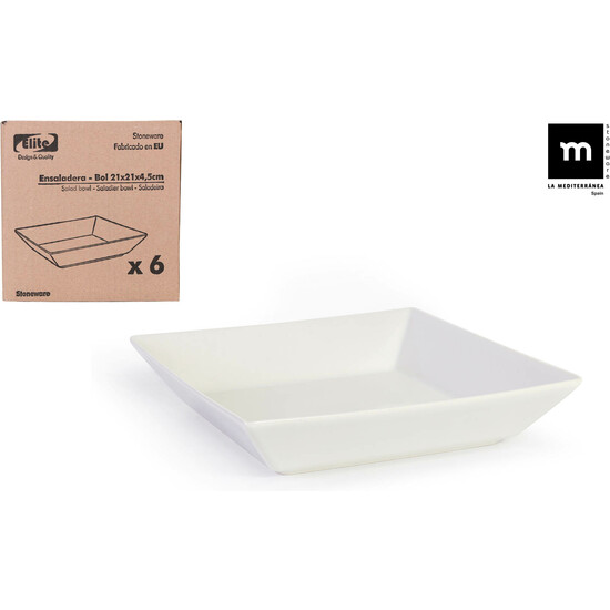 GLOBESAHARA PLATO POSTRE BLANCO 22CM image 4