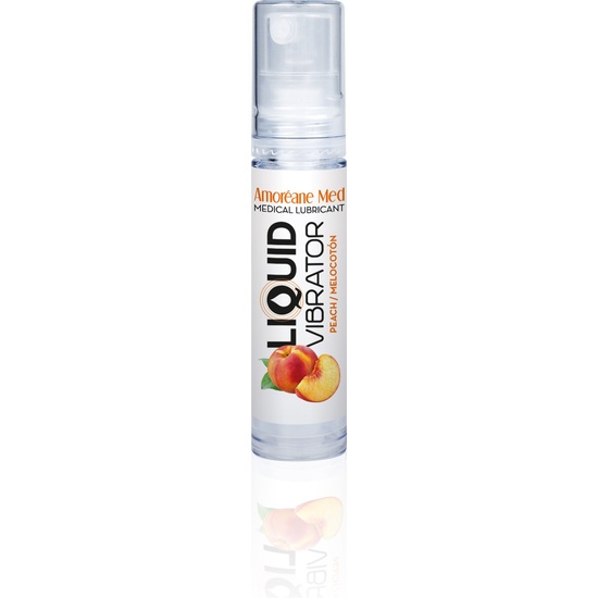 AMOREANE LIQUID VIBRATOR PEACH 10ML image 0