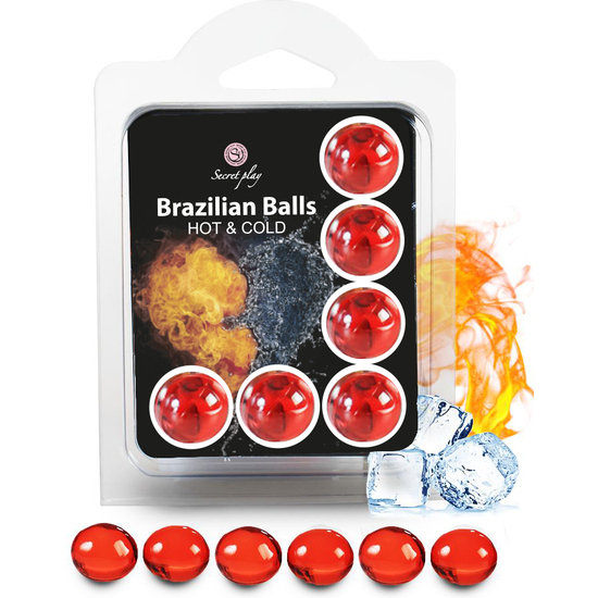 SECRET PLAY SET 6 BRAZILIAN BALLS EFECTO HOT & COLD image 0