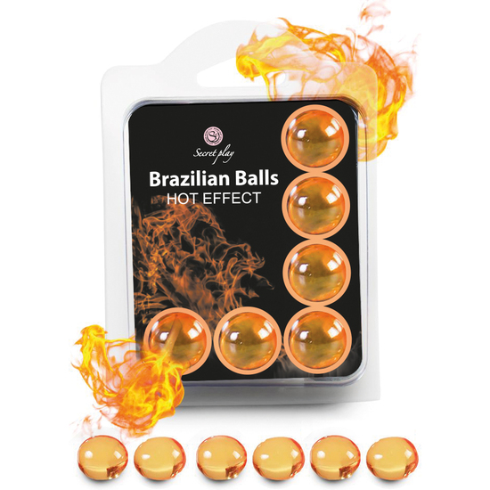 SECRET PLAY SET 6 BRAZILIAN BALLS EFECTO CALOR image 0
