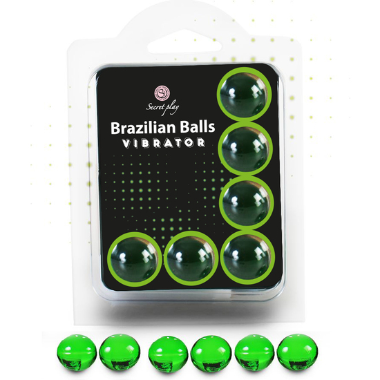 SECRET PLAY SET 6 BRAZILIAN BALLS VIBRACIÓN MENTA image 0