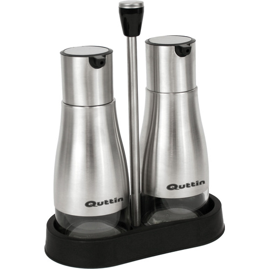 SET2 ACEITERAS INOX CON SOPORTE QUTTIN image 3