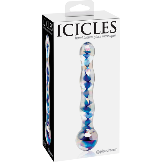 ICICLES NUMBER 8 HAND BLOWN GLASS MASSAGER image 1