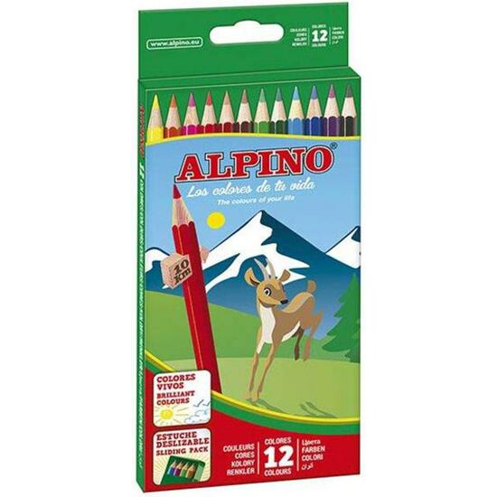 SET 12 LAPICES COLORES ALPINO image 0