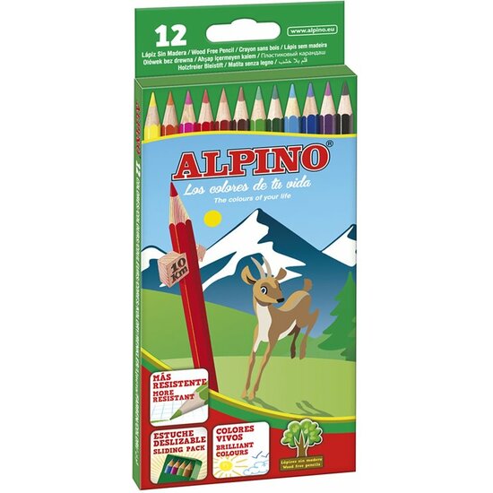 SET 12 LAPICES COLORES ALPINO image 1