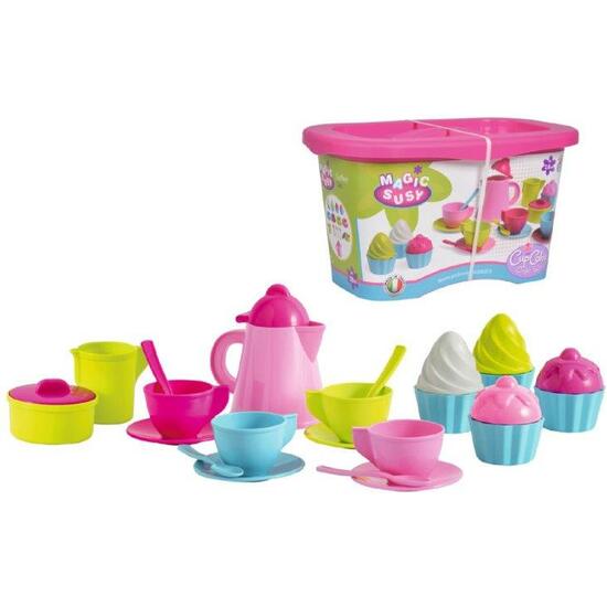 SET CAFE CUPCAKE MAGIC SUSY 24 PZAS image 0