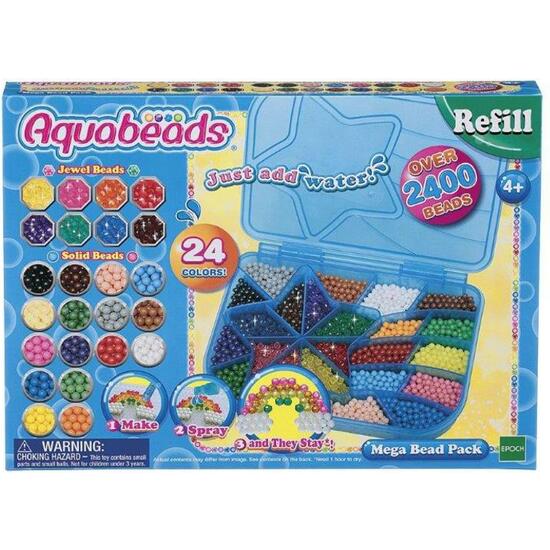 MEGA PACK ABALORIOS AQUABEADS image 0