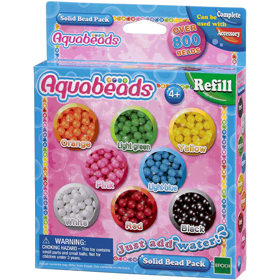 PACK ABALORIOS SOLIDOS AQUABEADS image 0