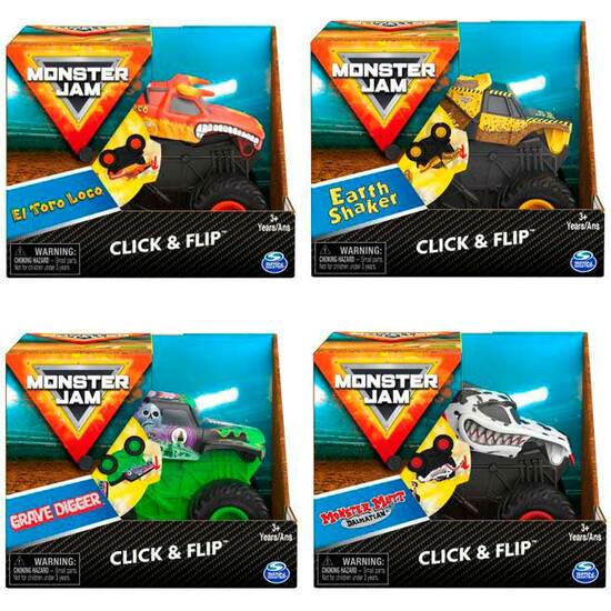 MONSTER JAM CLICK & FLIP 1:43 image 0