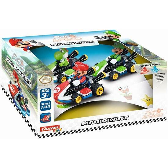 PACK 3 COCHES MARIO KART 1:43 image 0