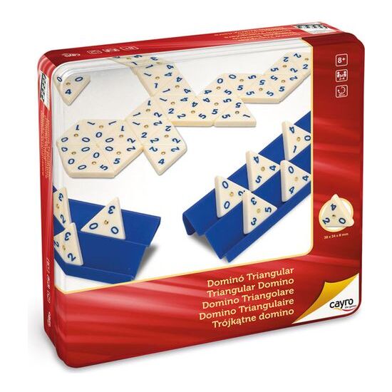 DOMINO TRIANGULAR METAL BOX image 0