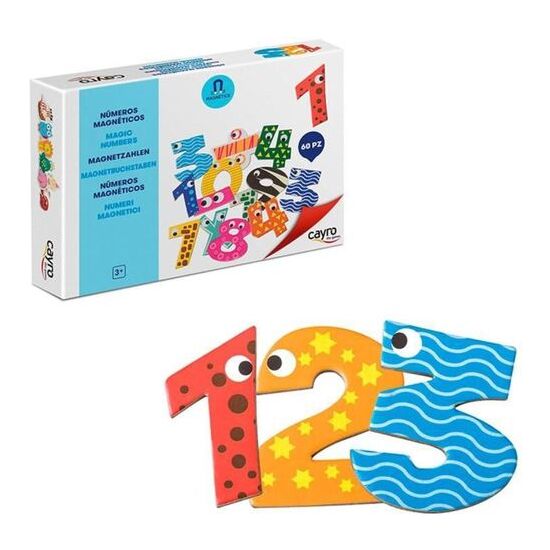 NUMEROS MAGNETICOS 60 PZAS. image 0