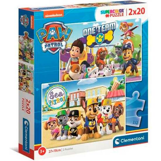 PUZZLE 2X20 PZAS. PATRULLA CANINA image 0
