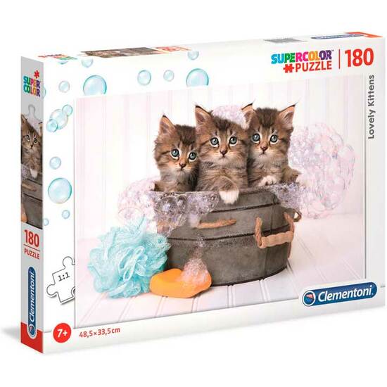 PUZZLE 180 PZAS. LOVELY KITTENS image 0
