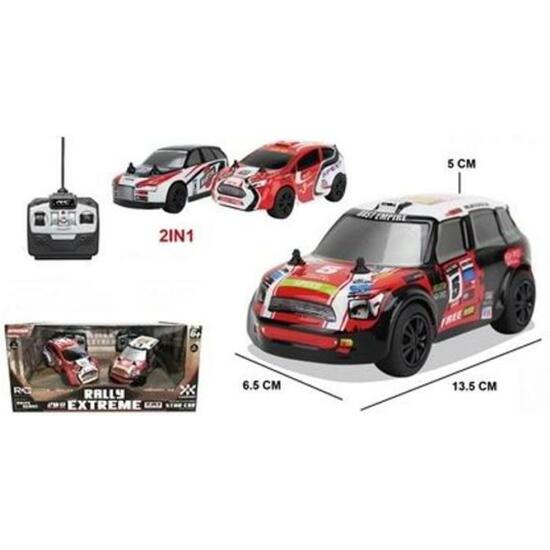 SET 2 COCHES RALLY EXTREME R/C 1:28 image 0
