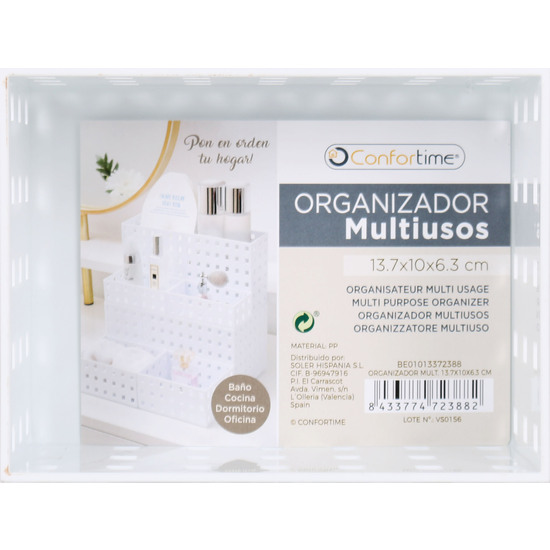 ORGANIZADOR MULTIUSOS 13.7X10X6.3CM CONFORTIME image 3