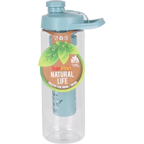 BOTELLA AGUA CON INFUSOR 650ML TRITAN image 1