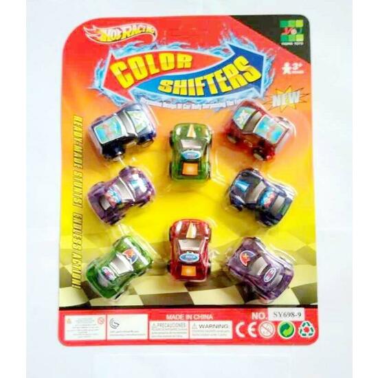 8 MINI VEHICULOS PULL BACK BLISTER image 0