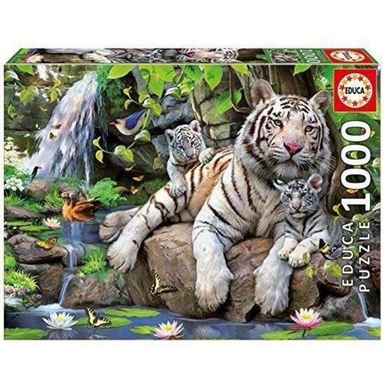 PUZZLE EDUCA 1000 PZAS TIGRES BENGALA image 0