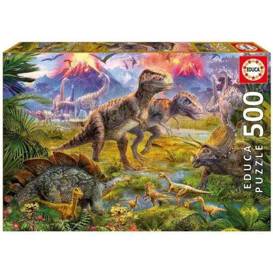 PUZZLE 500 PZAS.ENCUENTRO DINOSAURI image 0