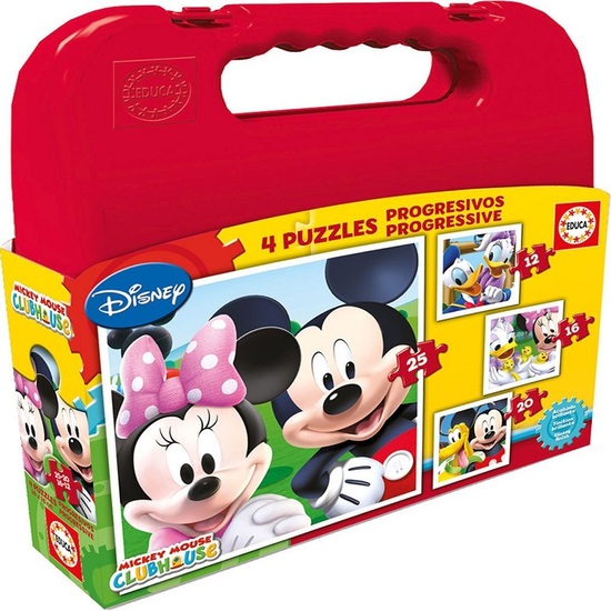 MALETA 4 PUZZLES PROGRESIVOS MICKEY image 1