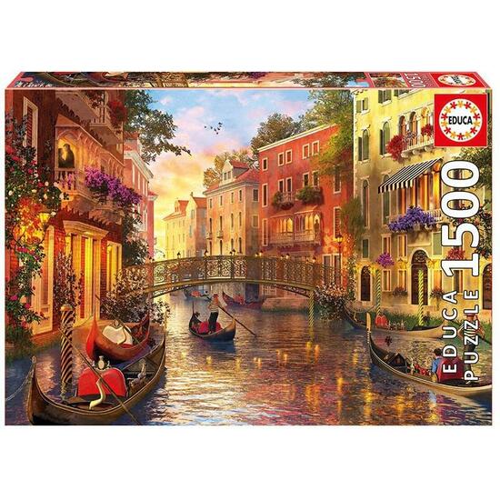 PUZZLE EDUCA 1500 PZAS ATARDECER VENECIA image 0