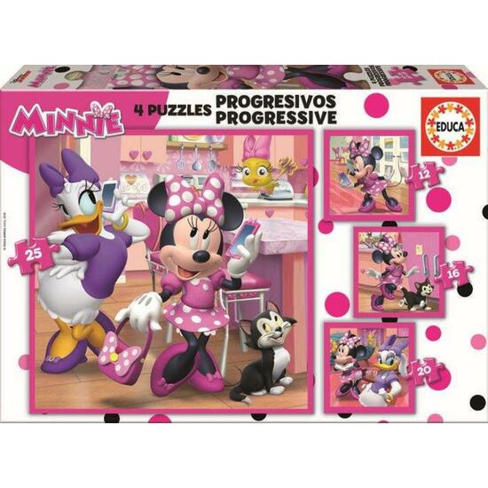 4 PUZZLES PROGRESIVOS MINNIE image 0