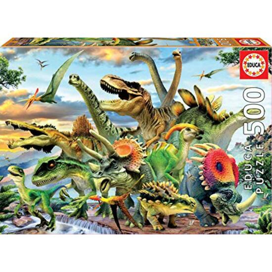 PUZZLE 500 PZAS. DINOSAURIOS image 0