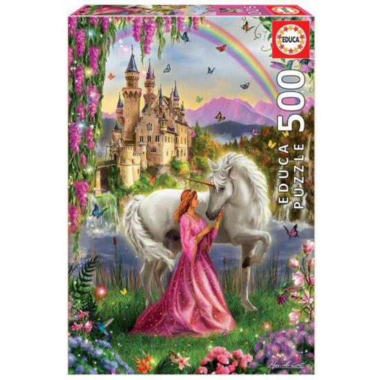 PUZZLE 500 PZAS. HADA Y UNICORNIO image 0