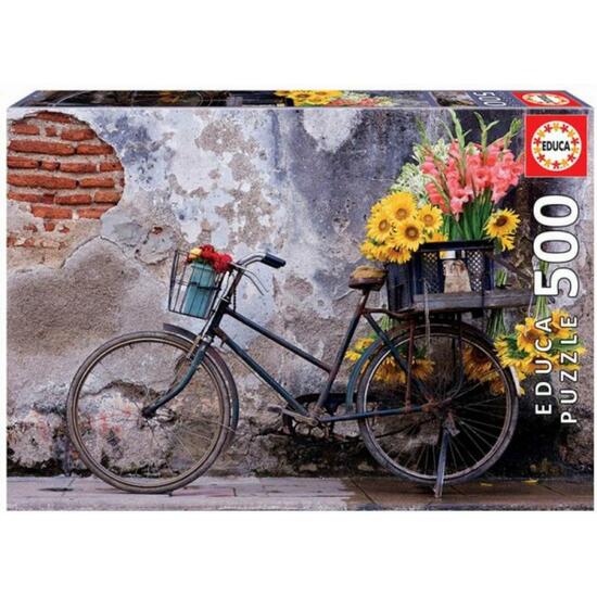 PUZZLE 500 PZAS. BICICLETA C/FLORES image 0