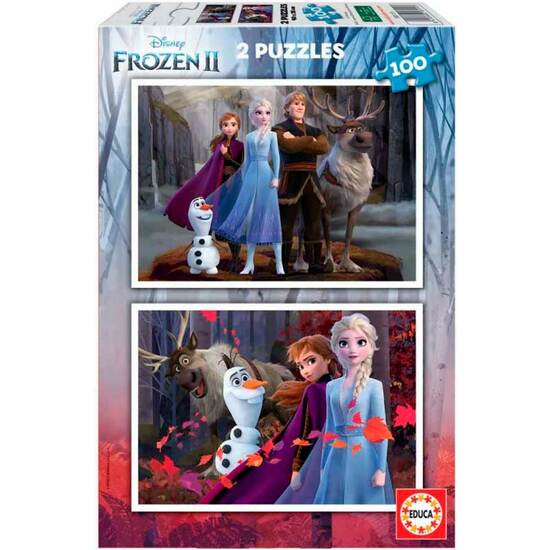 PUZZLE 2X100 PZAS. FROZEN II image 0