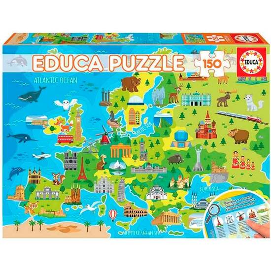 PUZZLE EDUCA 150 PZAS MAPA EUROPA INFANT image 0