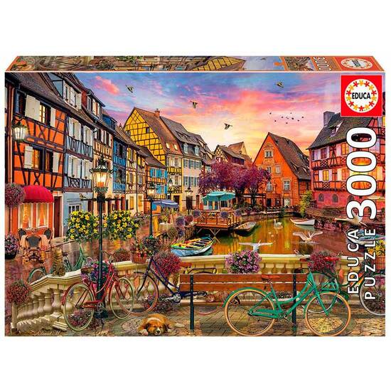 PUZZLE EDUCA 3000 PZAS COLMAR-FRANCIA image 0