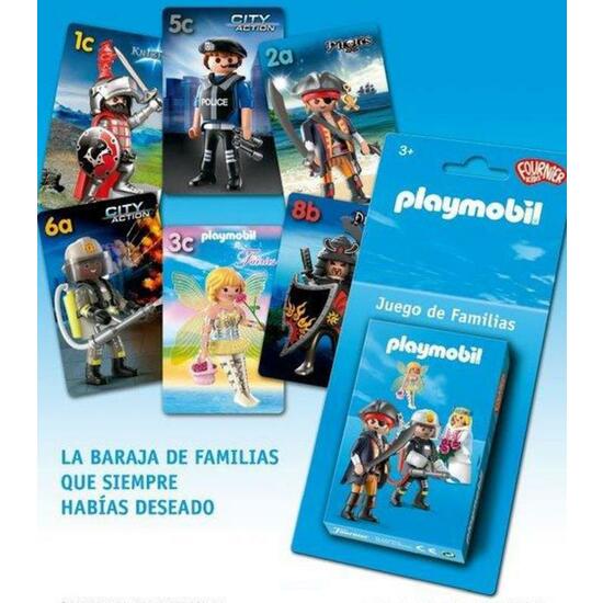 BARAJA PLAYMOBIL JUEGO DE FAMILIAS image 0