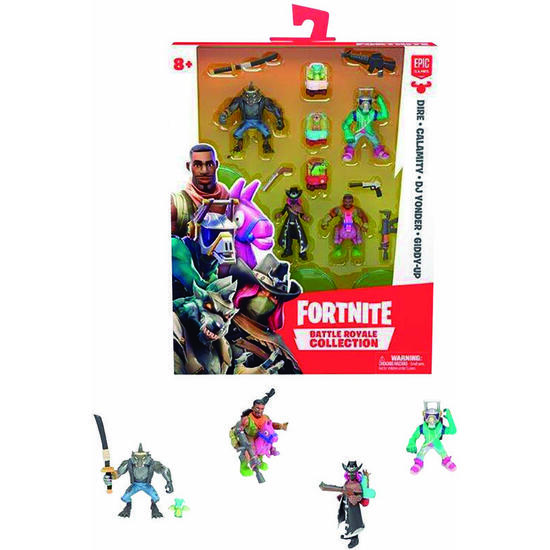 SET 4 FIGURAS FORTNITE BATTLE ROYAL image 0