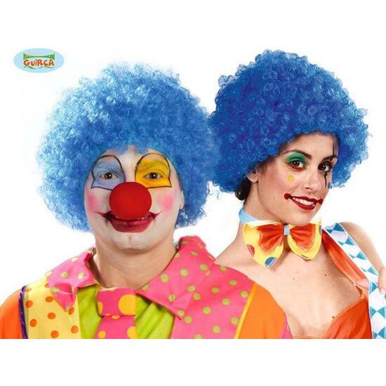 PELUCA RIZOS PAYASO AZUL image 0