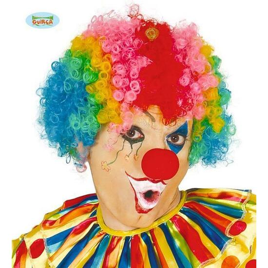 PELUCA RIZOS PAYASO MULTICOLOR image 0