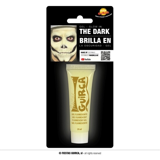TUBO MAQUILLAJE CREMA FLUORESCENTE 20 ML image 0