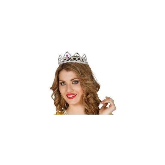 DIADEMA PRINCESA PLATEADA image 0