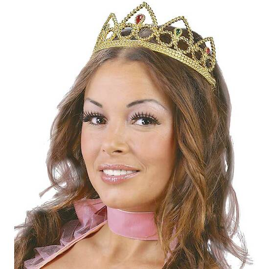 DIADEMA PRINCESA DORADA image 0
