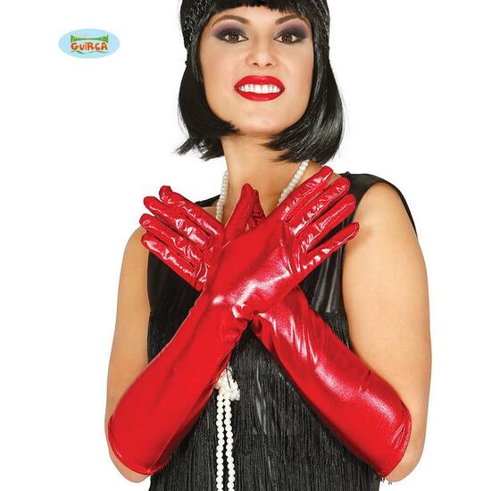 GUANTES ROJOS 44 CM. image 0