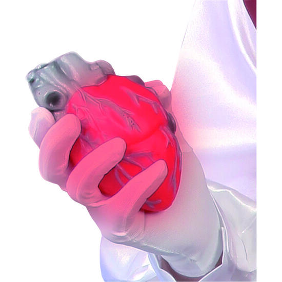 CORAZON CON LUZ 14 CM. image 0