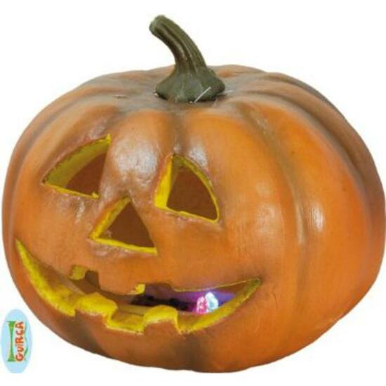 CALABAZA CON LUZ 20 CM image 0